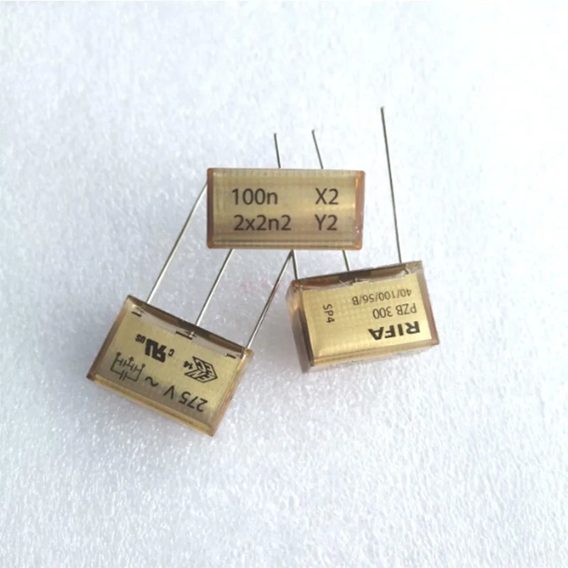 1 шт. Оригинальный защитный конденсатор RIFA PZB300 275В 100нФ 150нФ 2x2нФ 2x3нФ 2x4нФ металлизированный бумажный пленочный конденсатор