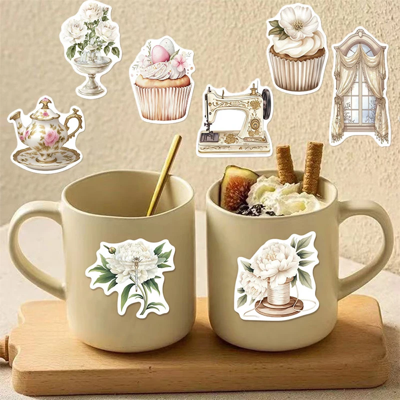 50PCS Retro Pastoral Animal Stickers DIY Decoration Diary Laptop Luggage Guitar Suitcase Beautiful Decals Children Toys Gifts