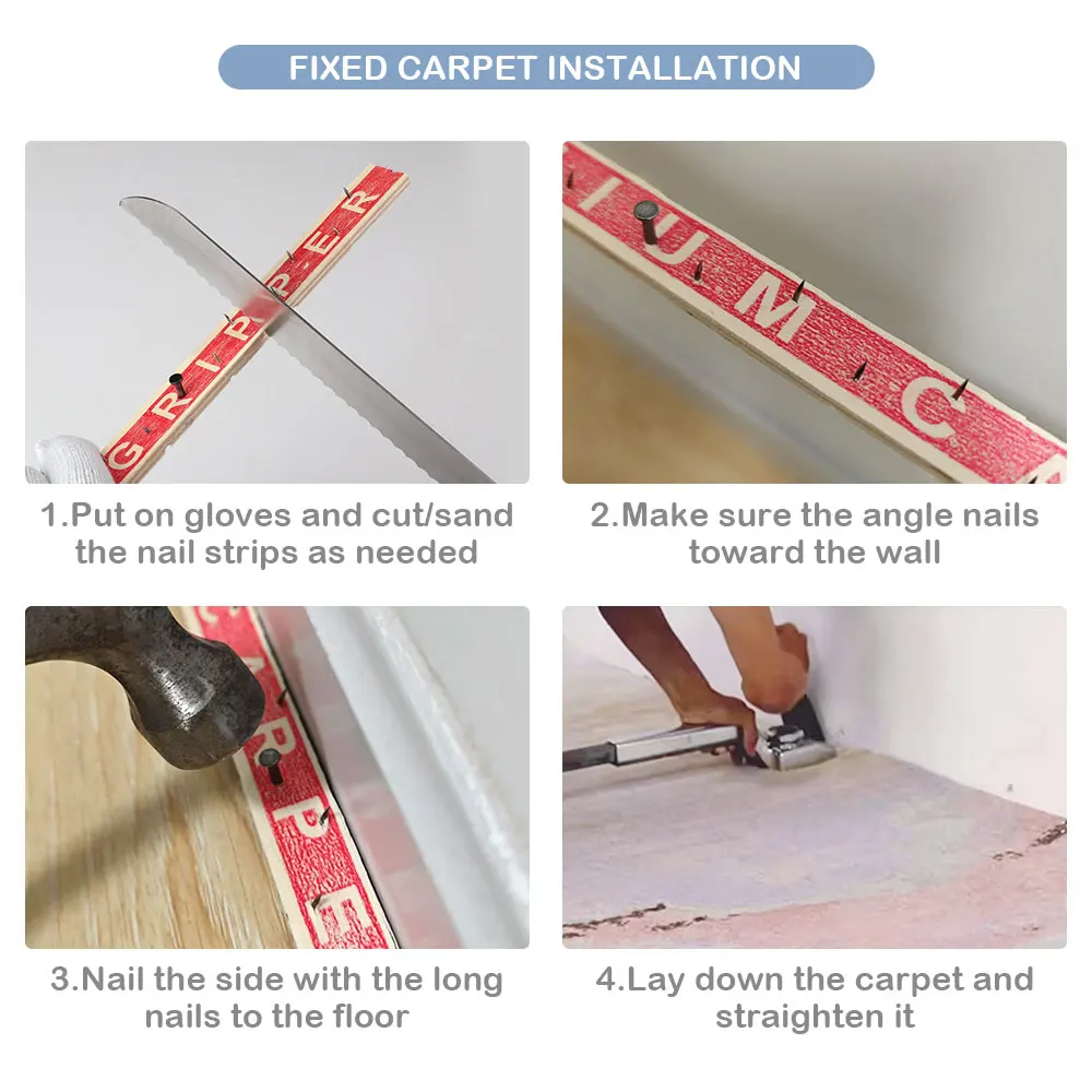 Tufting Tack Strip Tufting Frame Strip Carpet Gripper suitable for tufting frames, tufting gun, woven  50cm
