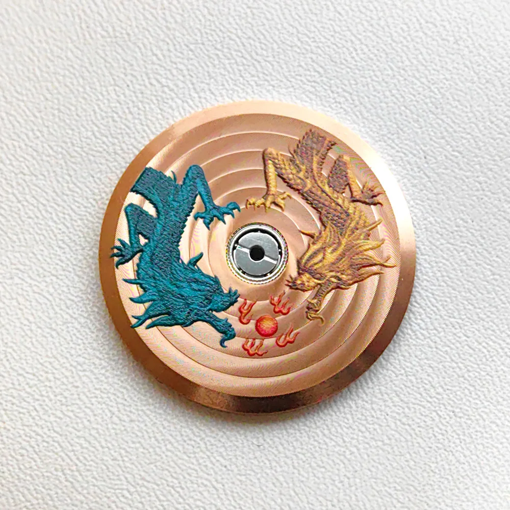 Круглый ротор движения NH35, автоматические детали молотка, пригодные для NH36 NH38 NH39 4R35 7S26 NH35, ротор молотка с осциллирующим весом