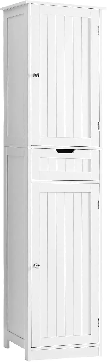 

67' Tall Bathroom Cabinet, Storage Cabinet with 2 Doors & 1 Drawer, Bathroom Storage Cabinets with Adjustable Shelves, for L