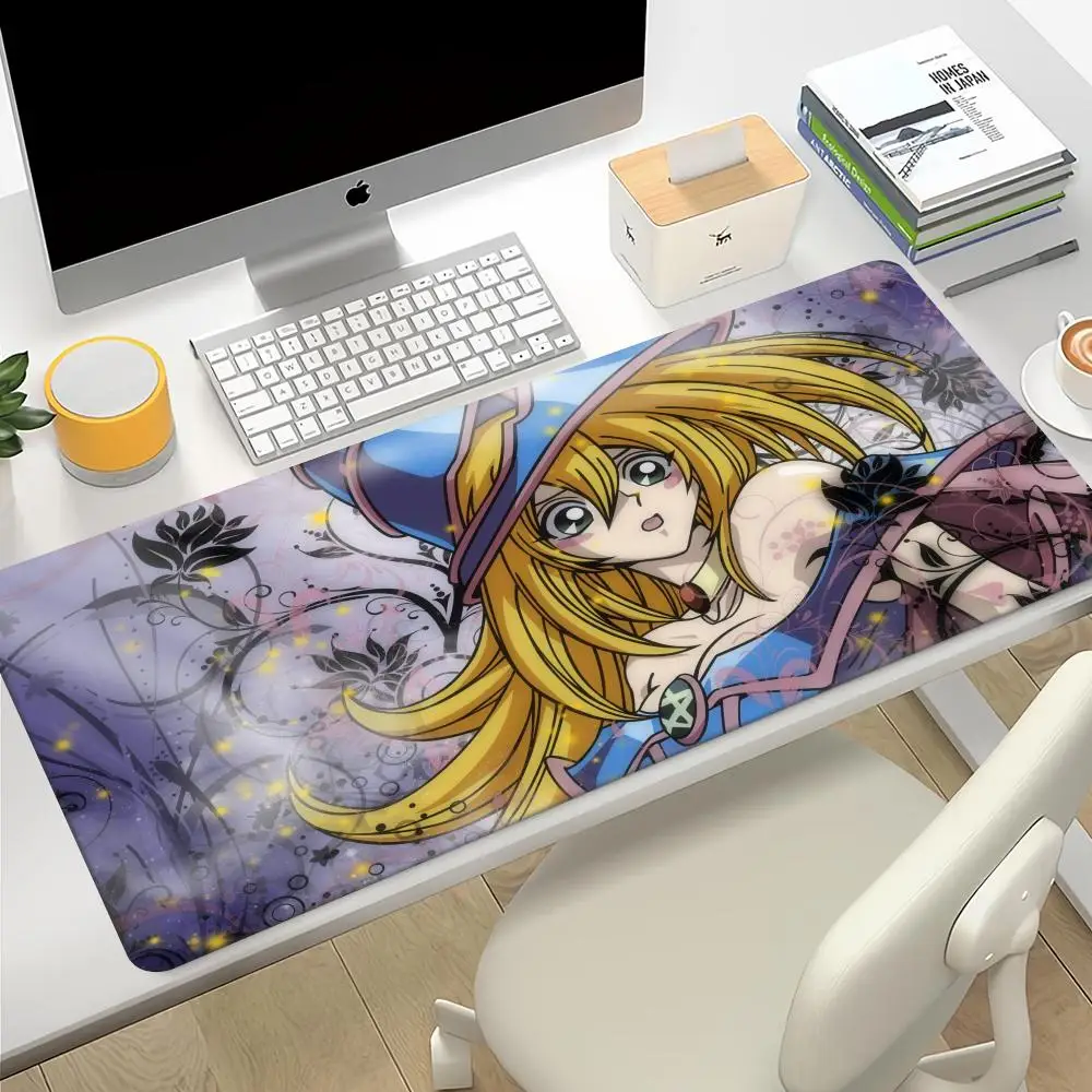 Yu Gi Oh Dark Magician Girl Mousepad Large Mouse Pad Gamer Deskmat Non-slip Mat Office Carpet Computer Accessories Mausepad Mats