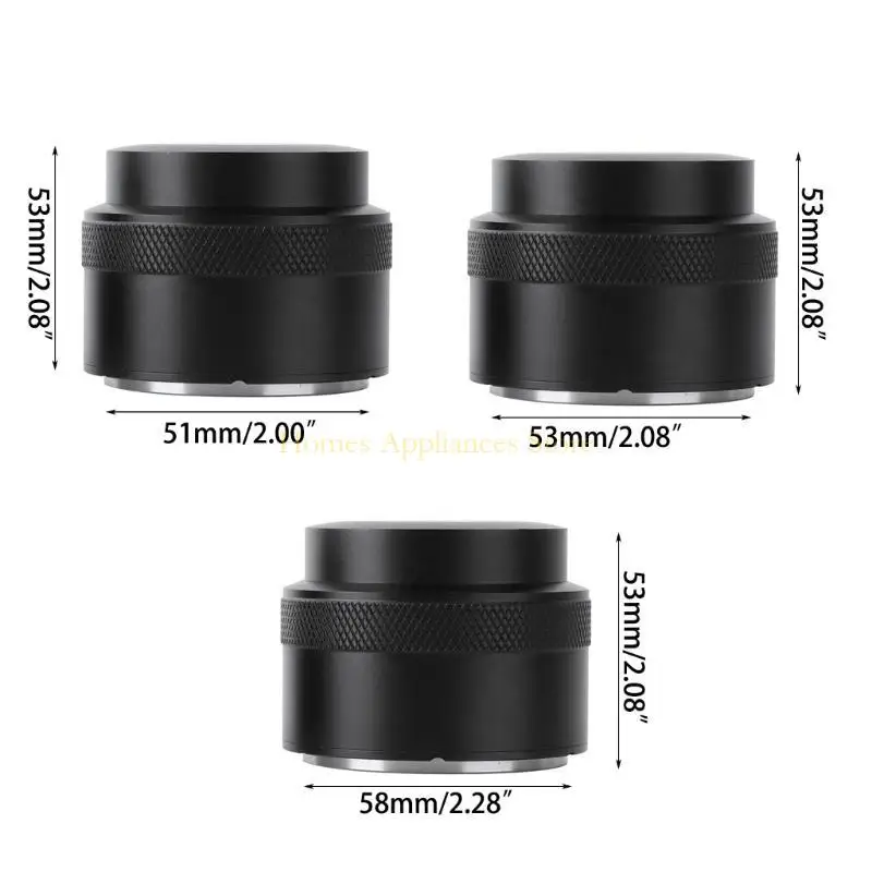 D0AB Kaffeepulver Manipulation 51 mm/53 mm/58 mm Edelstahlmaterial für langlebige Stahlmaterial