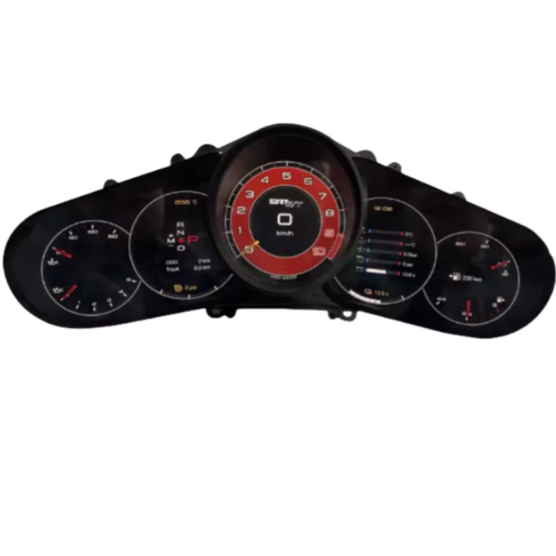 

3,4 дюйма для Porsche 911 2012-2019, автомобильный ЖК-дисплей, цифровая приборная панель, приборная панель, спидометр, виртуальная кабина, система Linux