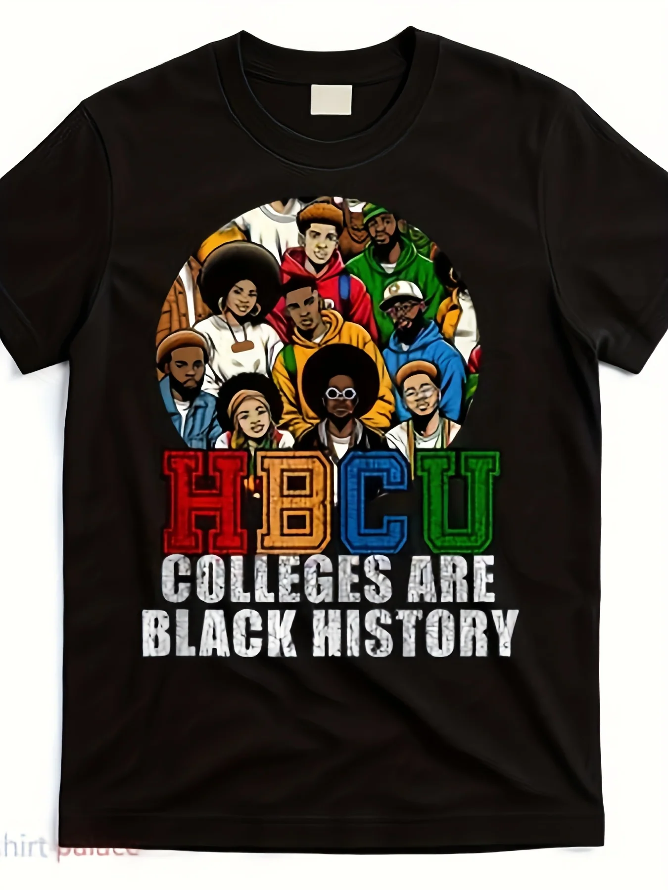 HBCU Colleges Are Celebrated with This Black History Month T-Shirt, Designed for Both Men And Women. It Features a Summer Style with Short Sleeves, Made from 220G Pure