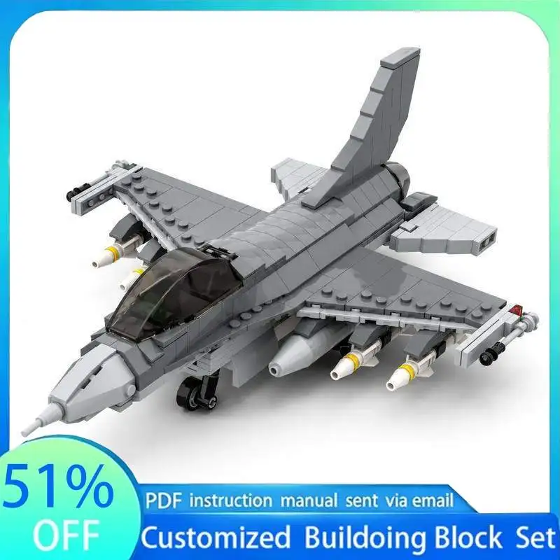 503PCS Modern Jet Fighter MOC Model Building Blocks Air Combat Aircraft DIY Assembly Toy Creative Collection Display Gifts Idea