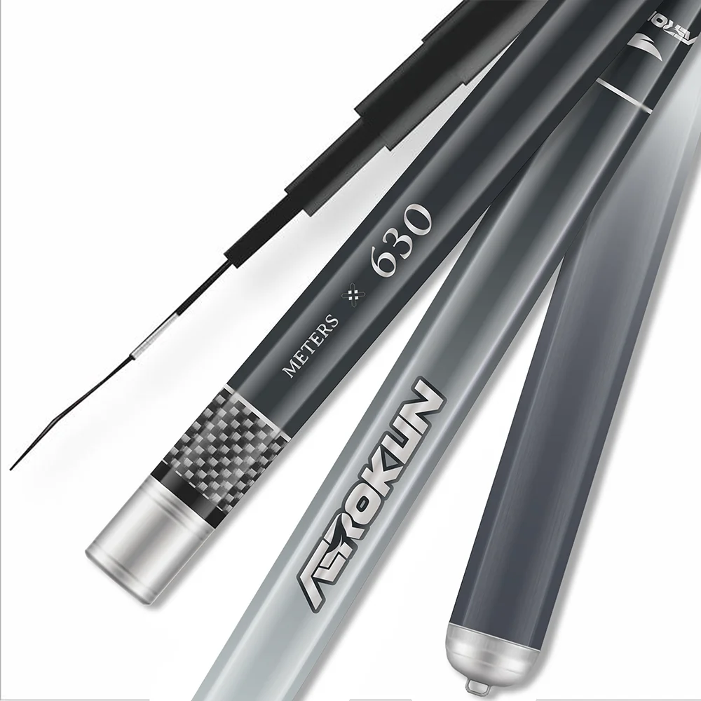 Style Fishing Rod 6hard Telescopic Carbon Rod For Bass For River Fishing Carbon Fiber Fishing Rod