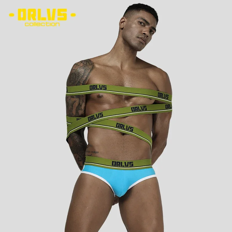 Men Underwear Sexy Gay Male Panties Cotton Briefs Underpants Jockstrap G-Strings Breathable Hombre Cuecas Brief OR199