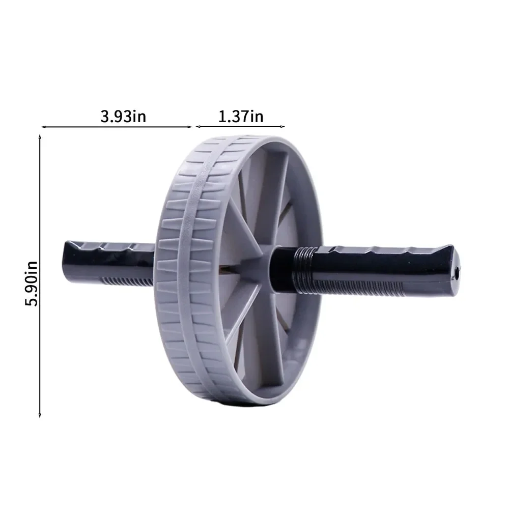 1Pcs Abdominal Wheel Strong Load Bearing Non-slip Roller Strengthen Muscle Exercise Equipment Fitness Training Home Use Silent