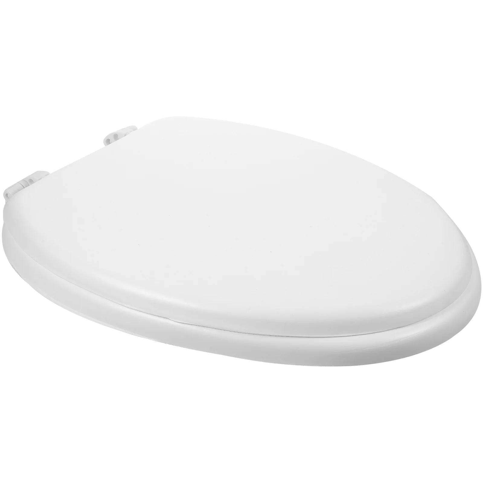 

Eva Toilet Seat Foam Bathroom Replacement Potty Seat White V Shape Standard Size Comfortable Silent Closing Easy