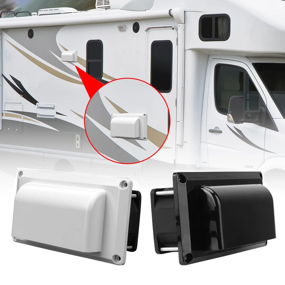 

White Black Fans for Camper Trailer Motorhome Boat Marine Yacht Caravan Side Air Vent Ventilation Exhaust Fan 12V 25W