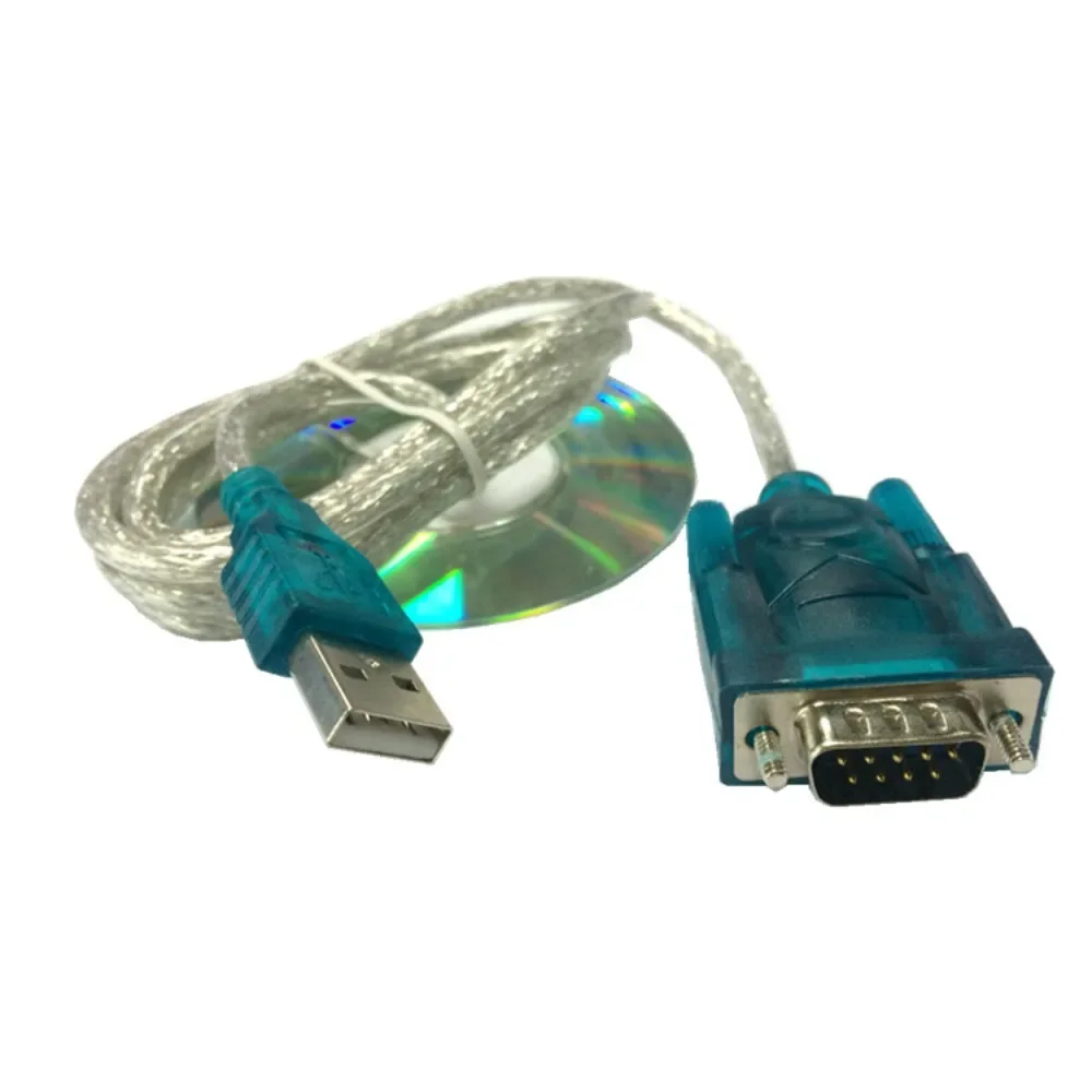 USB To RS232 RS-232(DB9) Serial Cable Standard Adapter Converter For PC 0.7m