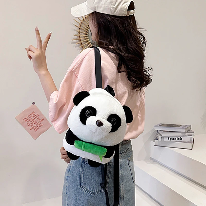 Bolso de muñeca de felpa de dibujos animados, mochila suave y Linda para niña, celebridad de Internet, nueva moda 2023