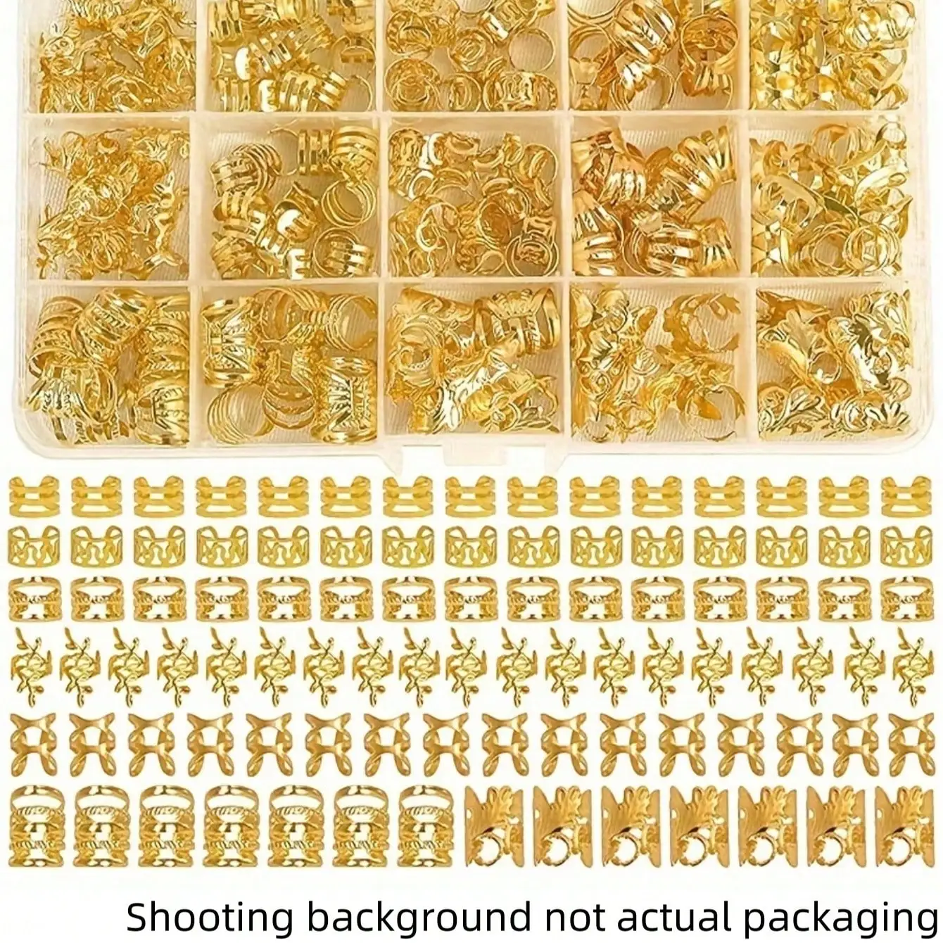 70Pcs Hair Beads Br…