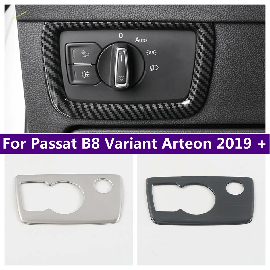 

Car Styling Headlight Switch Button Trim Cover Accessories For Volkswagen Passat B8 Variant Arteon 2019-2023