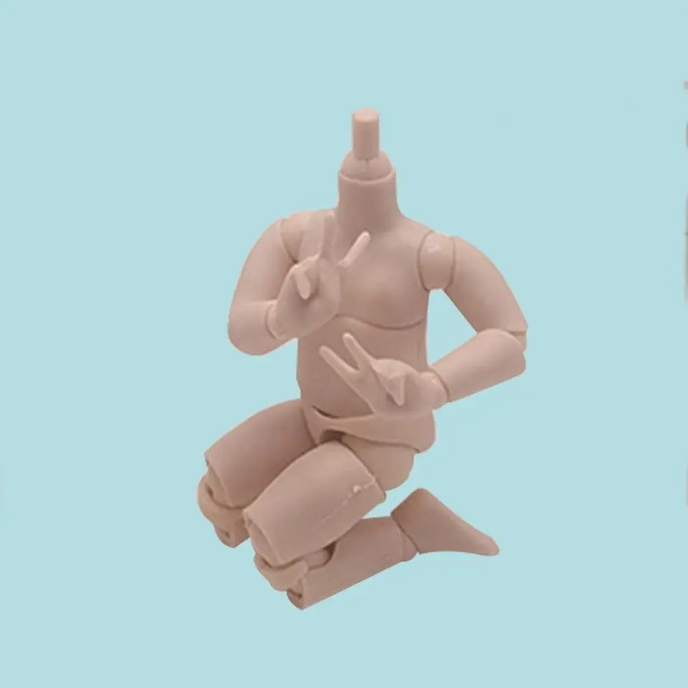 

Аксессуары для фигурок: многосуставной тело-модель YMY OB11 без макияжа, белая кожа, подвижное тело 1/12 BJD