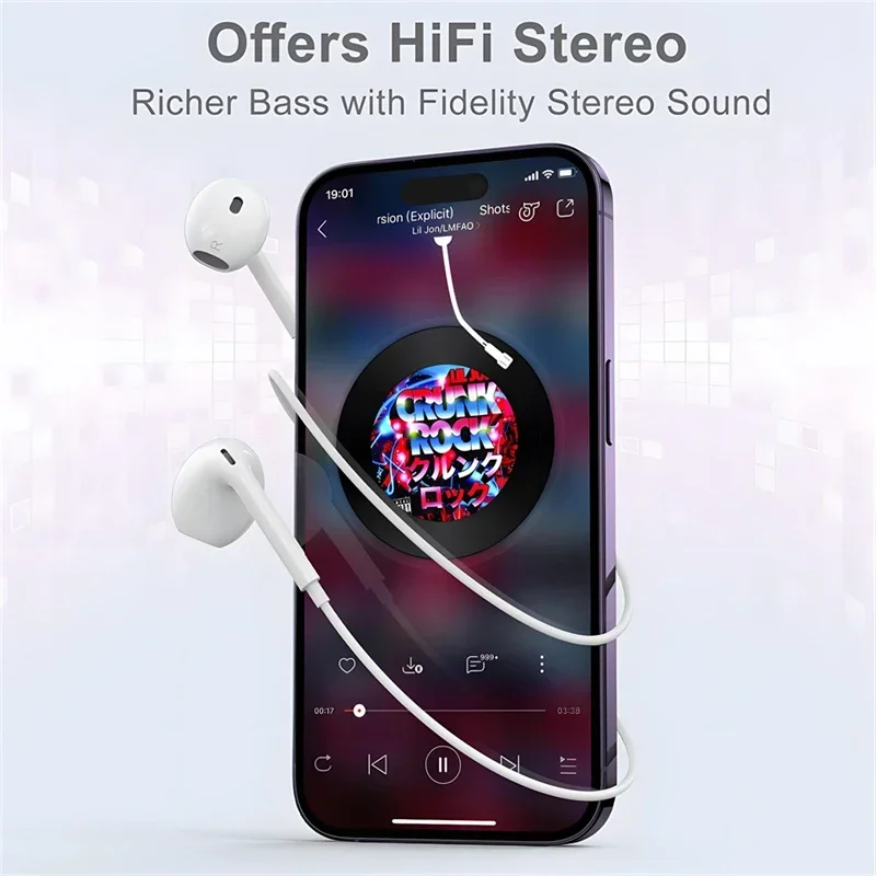 Headphones For Xiaomi 14 13 12 11 in-ear Earphones Redmi Note 10 9 8 7 Type C 3.5mm Wired Headset Phone Accessories image 5