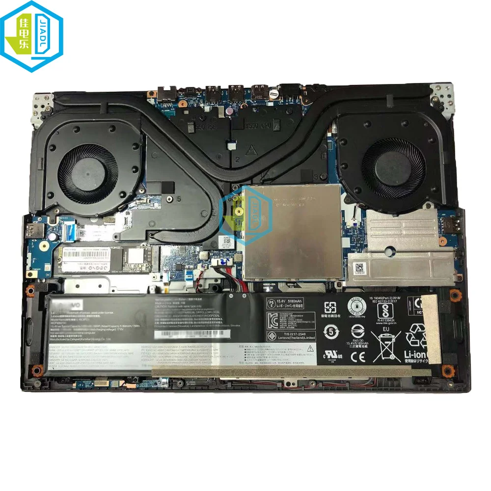 Imagem -04 - Ventilador de Refrigeração Portátil Cpu Gpu Refrigerador para Lenovo Legion 517arh05h 5-17imh05h 5-17imh05 5-15imh6 Dfs5m325063b1c Dfs5k323161a10 Dc5v