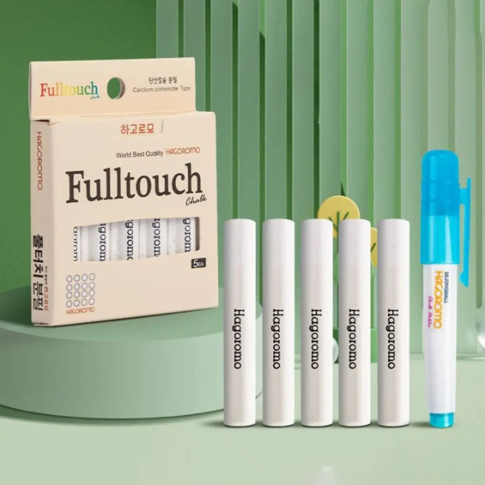 High-quality White/Multicolou Dust-free Chalk Dust-free Writing/Coloring Blackboard Write Tool Adjustable Powder Sticks