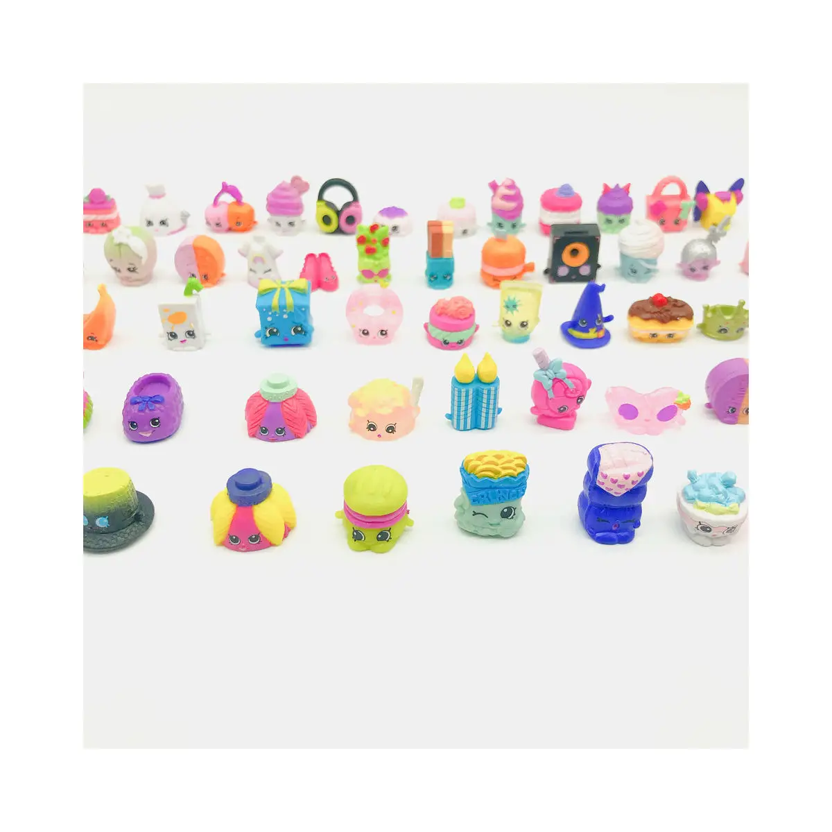 10pcs Shopping Season With Miniature Furniture Fruit Vegetable Dolls Pretend Play Action Figures Toys