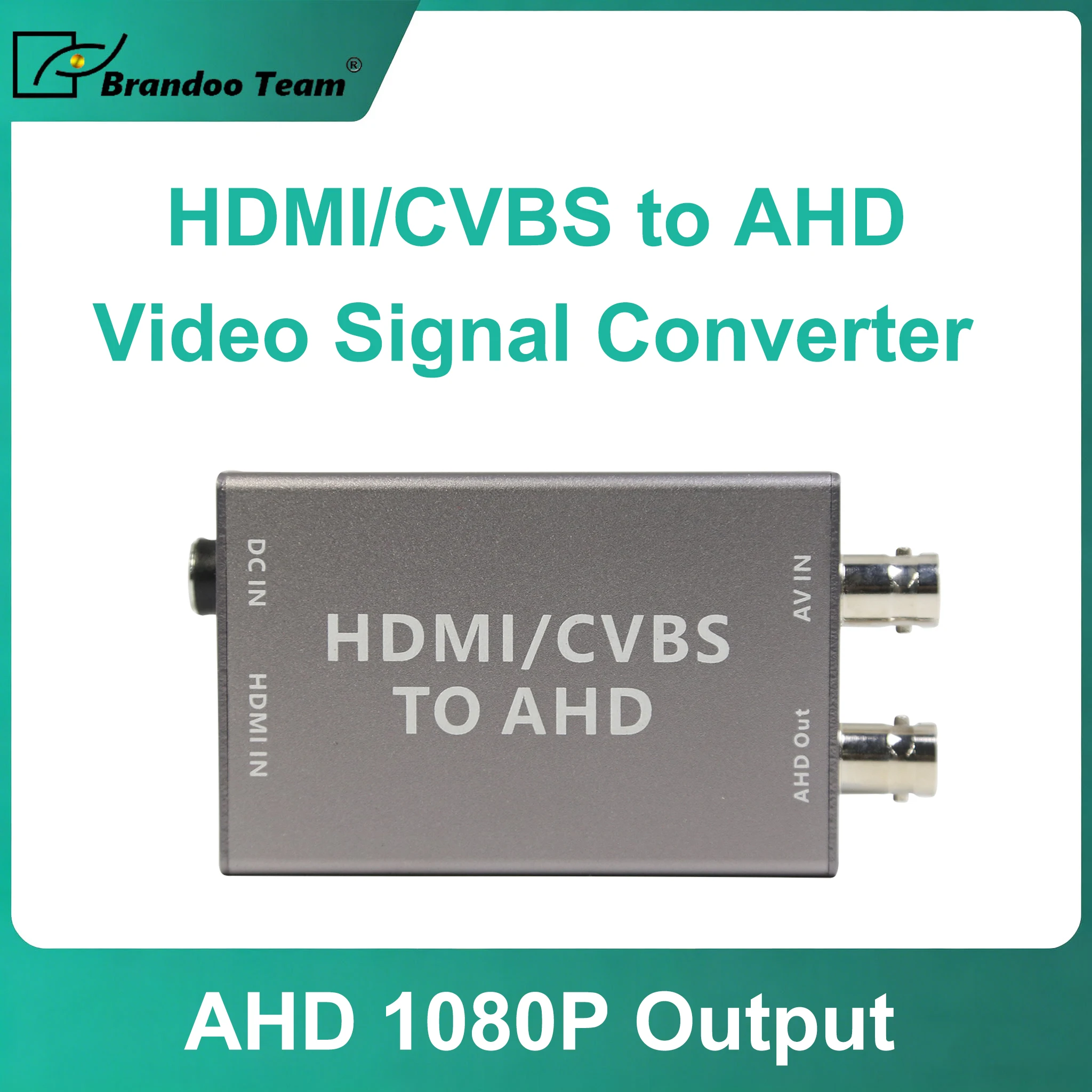 CVBS HDMI to AHD Video Adapter Analog Video Signal to AHD Video Converter
