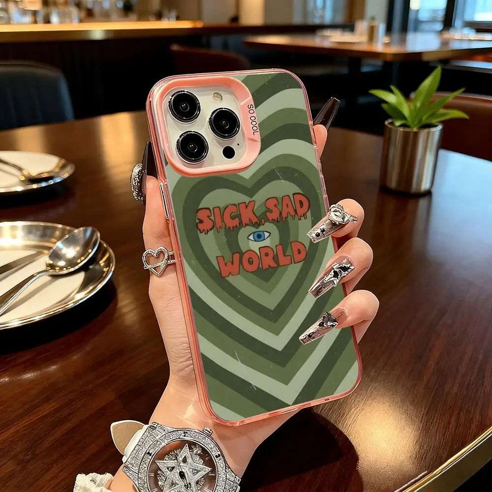 1A- Daria Phone Case Silver trendy printed protective case, compatible with full iPhone 11/12/13/14/15/16 series