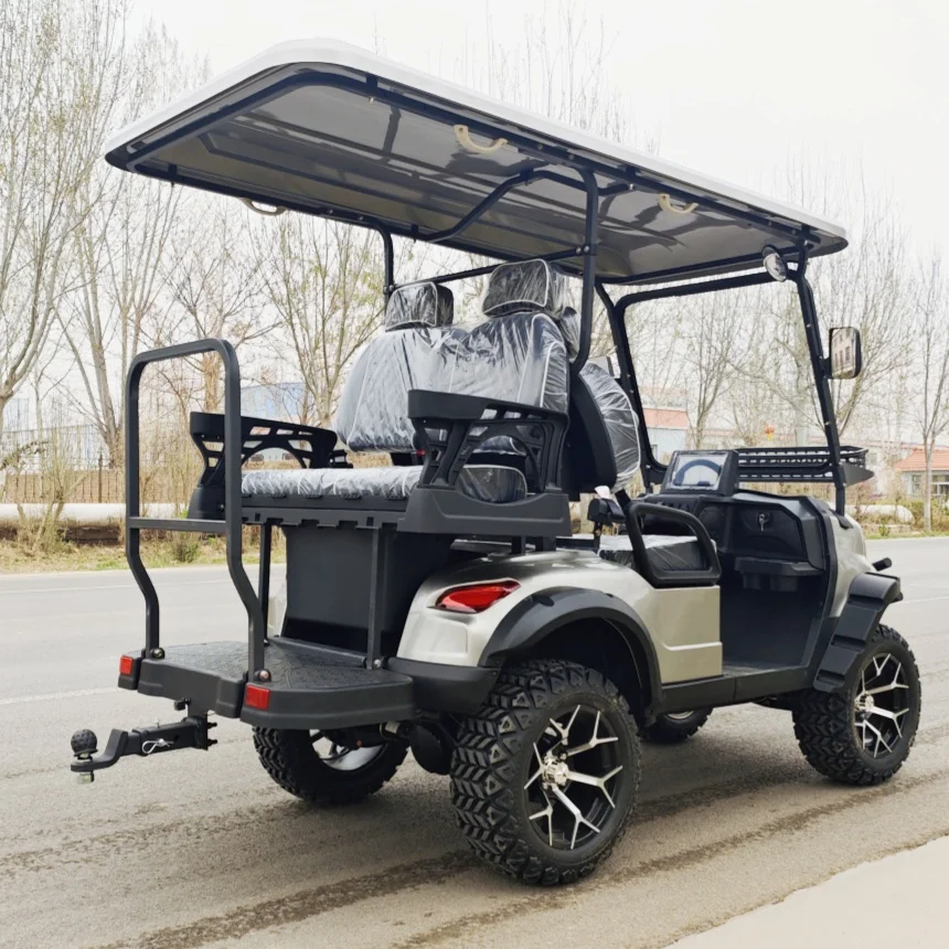 

2025 New Design Golf Cart Model E 2 4 6 Seater Golf Cart Electric 60V/ 72V Club Sightseeing Car Chinese Car 2 4 6 People