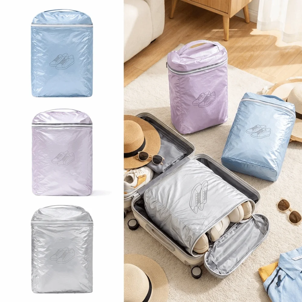 Practical Water-Resistant Travel Shoe Bag Portable Odor-Resistant Shoe Storage Bag Lightweight Foldable Sport Shoe Bag Travel