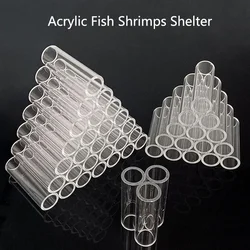 Acrylic Aquarium Fish Shrimps Shelter House Decoration Pottery Scorpion House Canister Simulation Stone Fish Tank Ornament