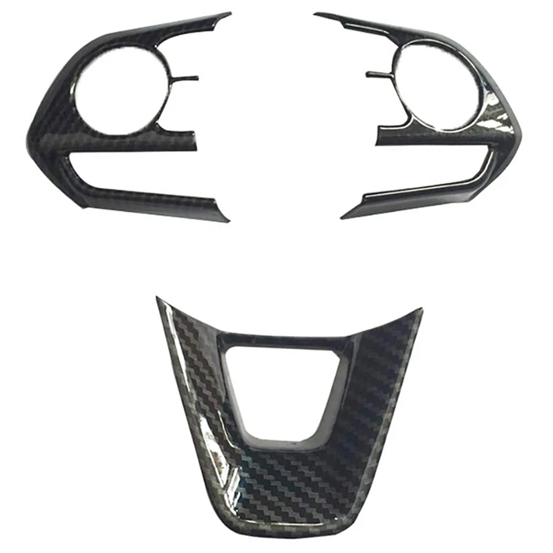 

Car Steering Wheel Decoration Cover Trim Interior Accessories For Toyota Corolla 2019-2020 ABS 18Pcs