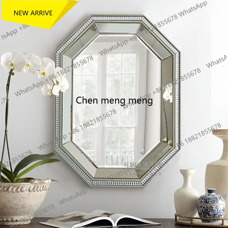 M178 American bathroom mirror neoclassical porch hanging mirror bedroom dresser mirror