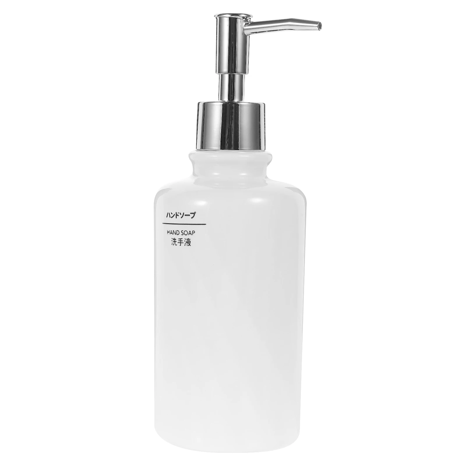 

Ceramic Lotion Bottle 410ml Soap Hand Dispenser Refillable Container Press Pump Design Easy to Clean Home Kitchen Use