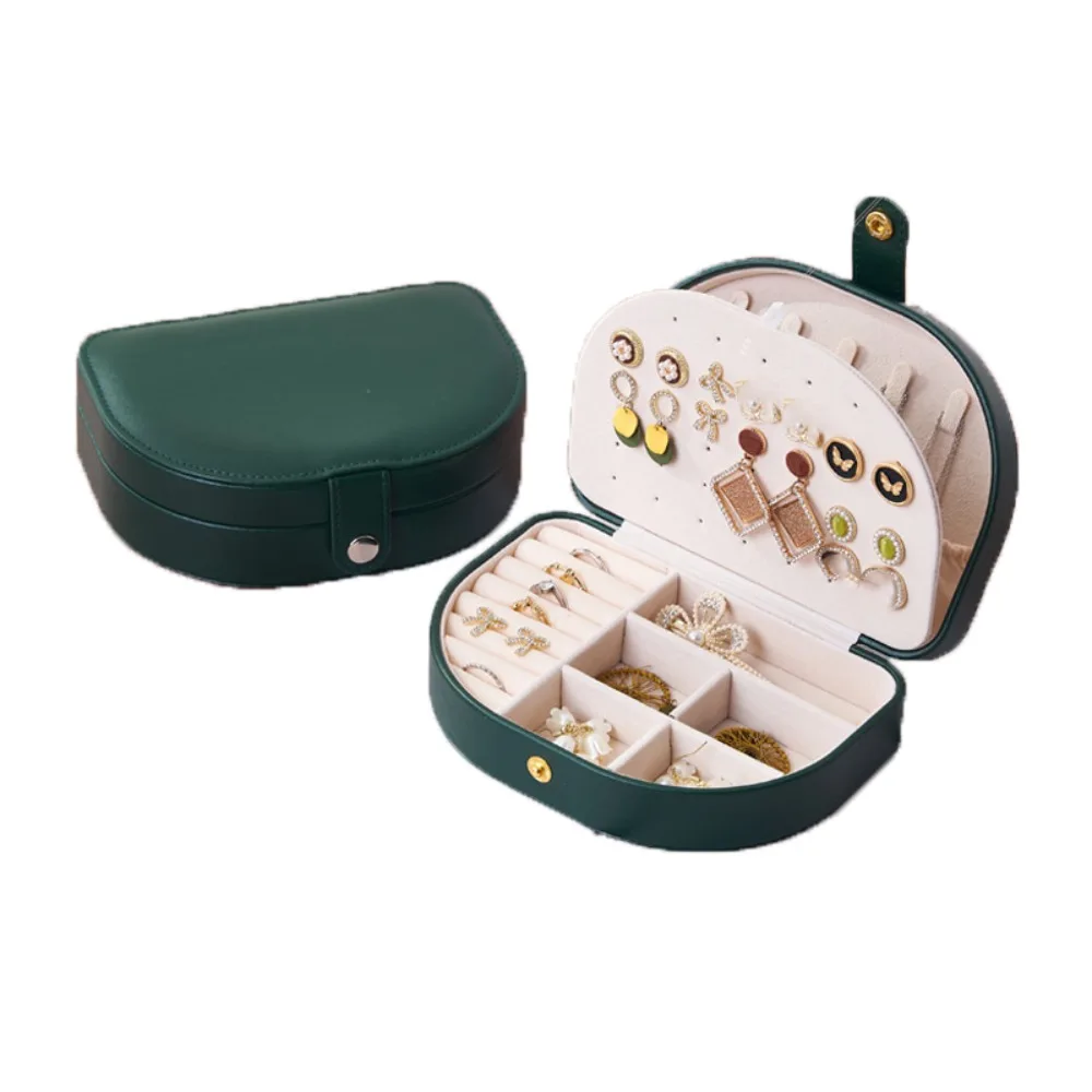 

PU Leather Jewelry Packing Bag Bracelet Large Capacity Earrings Storage Case Rings Necklace Organizer Jewelry Display Box Gift