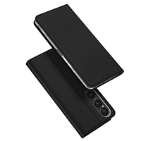 For Sony Xperia 1 VII Case DUX DUCIS Skin Pro Series Leather Stand Cover Card Holder - Black