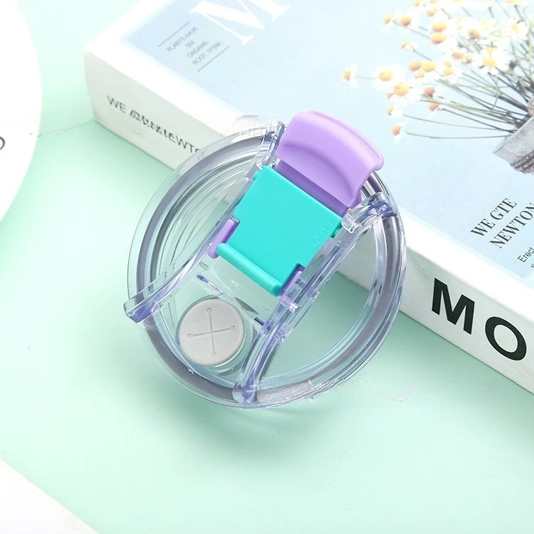 Star Simple High-Value Transparent Cup Lid with Strong Thread Lock Car Cup Lid Thermal Insulation Sealing Leak-proof
