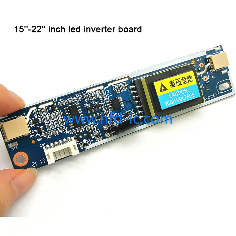 Avt-2028 small port lcd 2 lamps universal driver board 15-22inch voltage10-28V for pc monitor ccfl avt2028