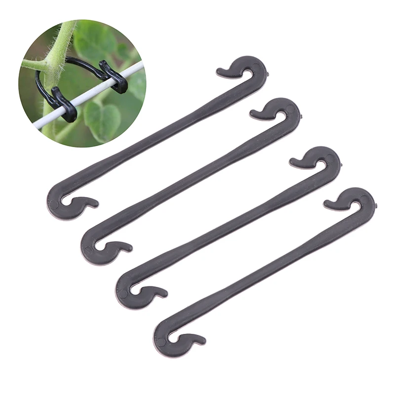 

50PCS Plastic Plant Support Clips Reusable Vegetable Tomato Vines Protection Plant Clips Holder Grafting Fixing Tools