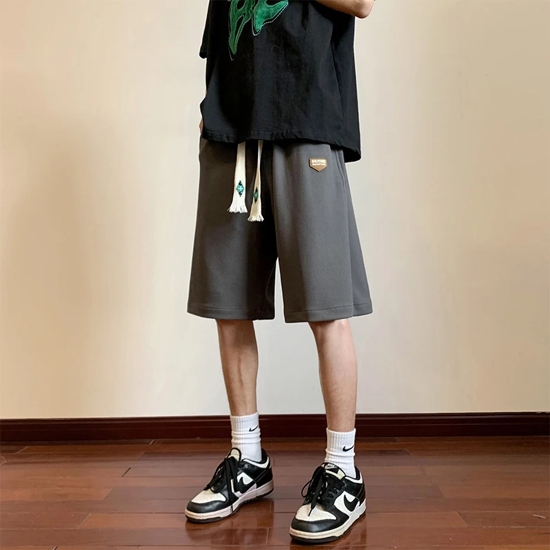 

Deep ey Men's Casual Loose Straight Leg Dstring orts Summer Breathable Comfortable Spor Leisure Pants Trendy