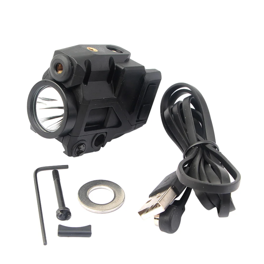 Red/Green Dot Laser Sight With LED Flashlight Dimmable For 20mm Picatinny Rail Ambidextrous On/Off Button Smart Sensor