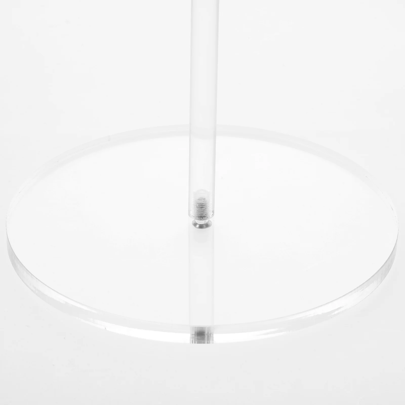 

Paper Towel Holder Transparent Acrylic Countertop Stand For Bathroom Kitchen Storage Space Saving No Drill Installation