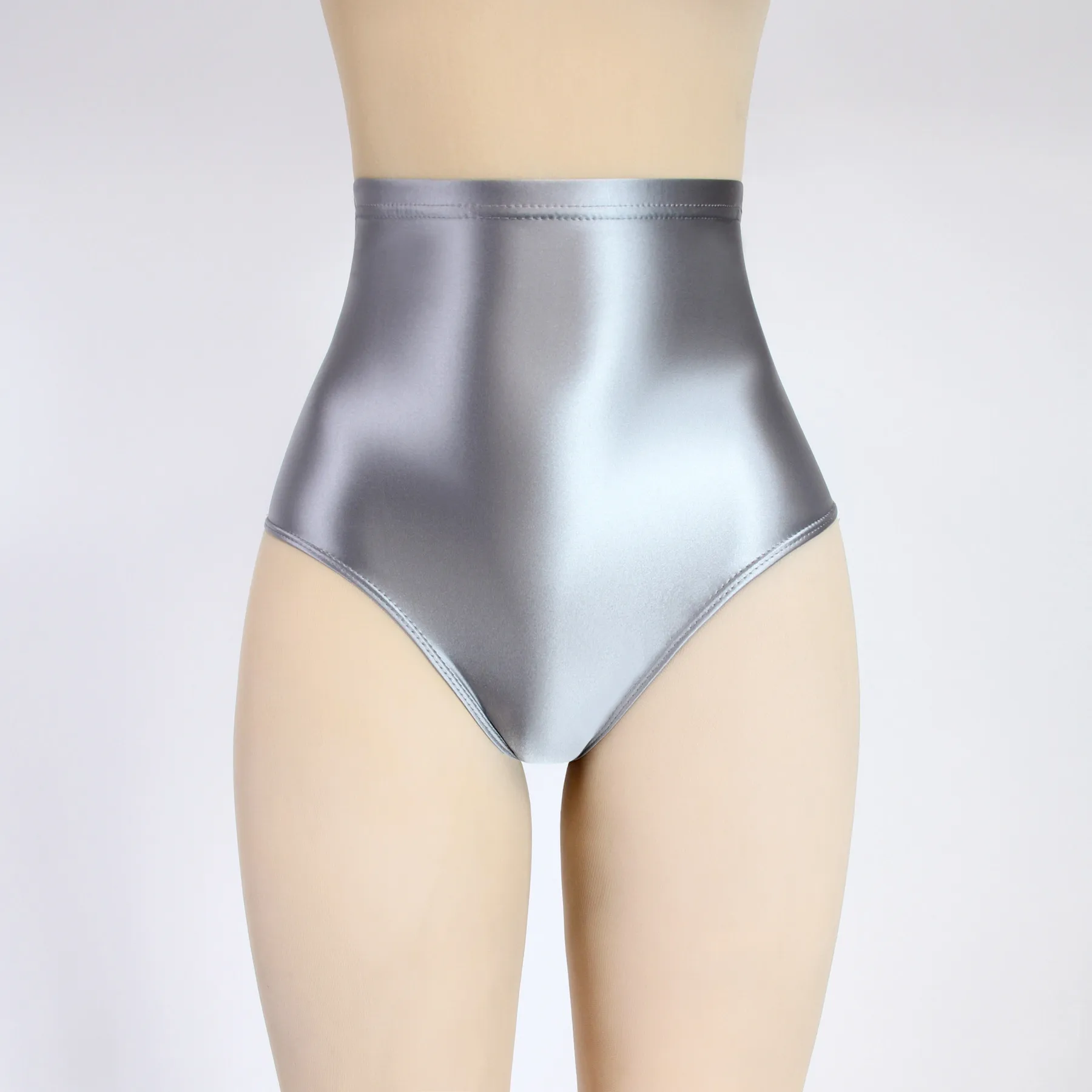 XClocKNYoung satin glossy briefs lustrous pants bikini super high waist tights can be worn outside satin glossy underwear