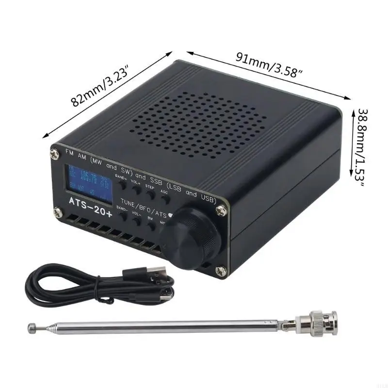 31KB Upgraded Wireless Radio Receiver Full Radio Receiver Lightweight for Travel Use