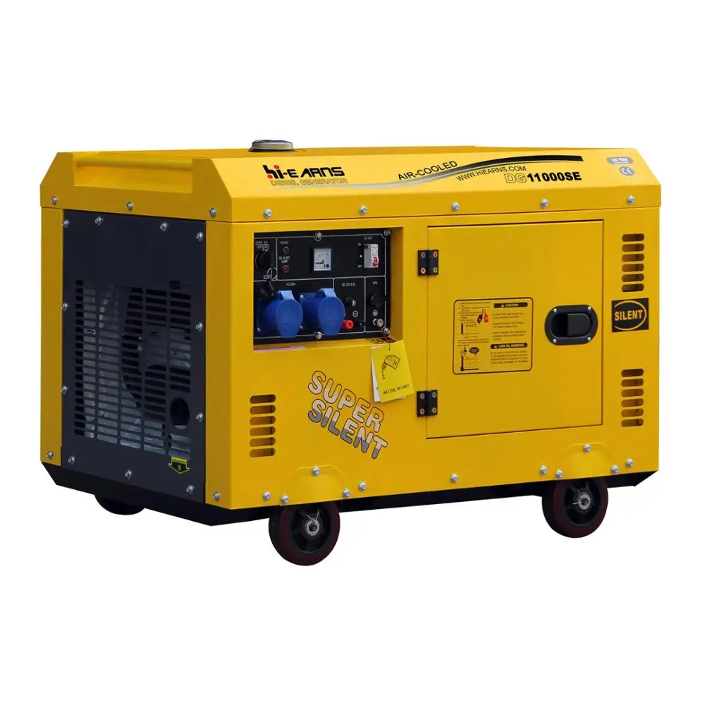 Hiearns patent products 198FA engine 10KVA portable die·sel generator,automatic generator