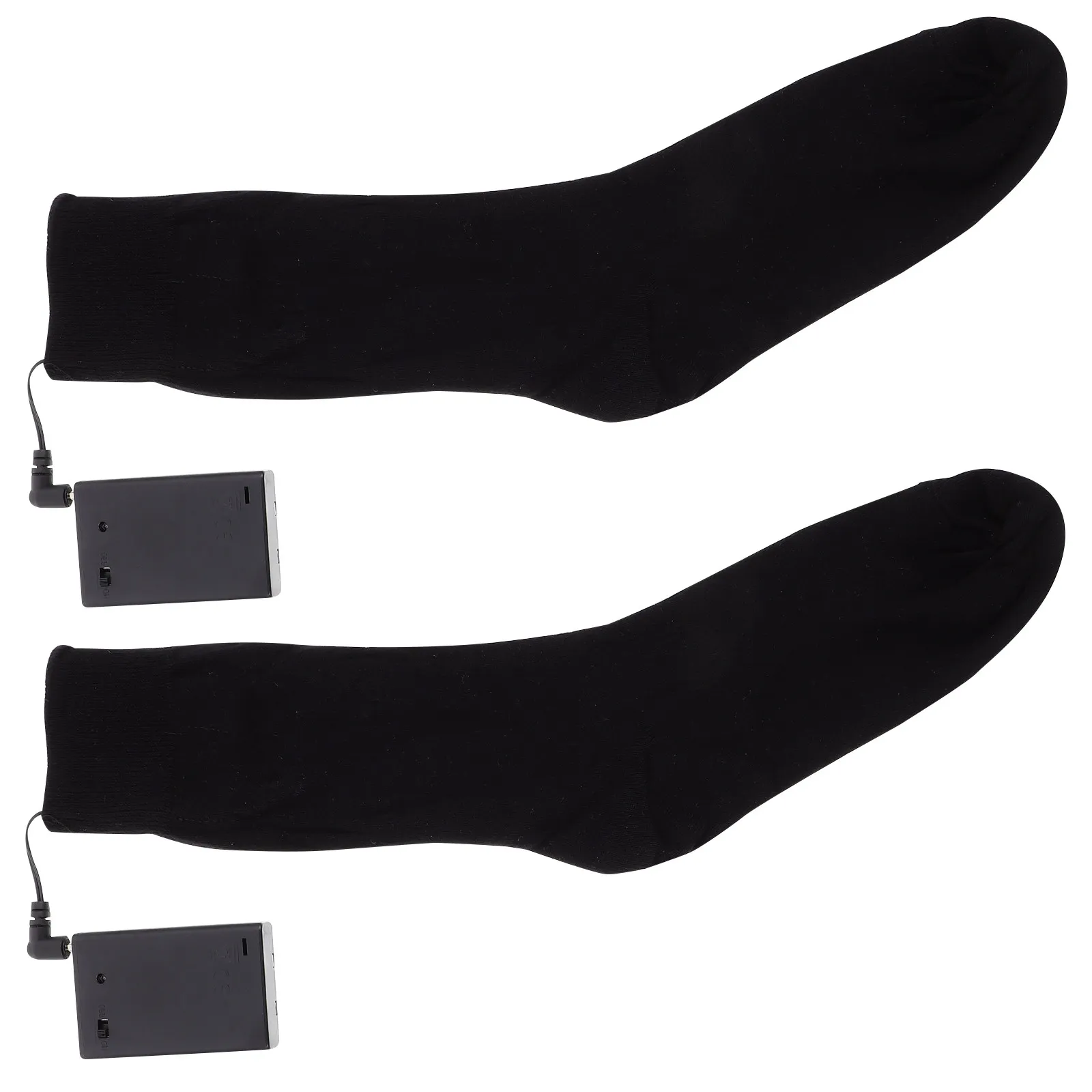 

Pair Thermal Socks 4.5V Battery Heating Sock Double-Layer Cotton Warm Winter Foot Warmer Heated Sock Battery Pouch Not Included
