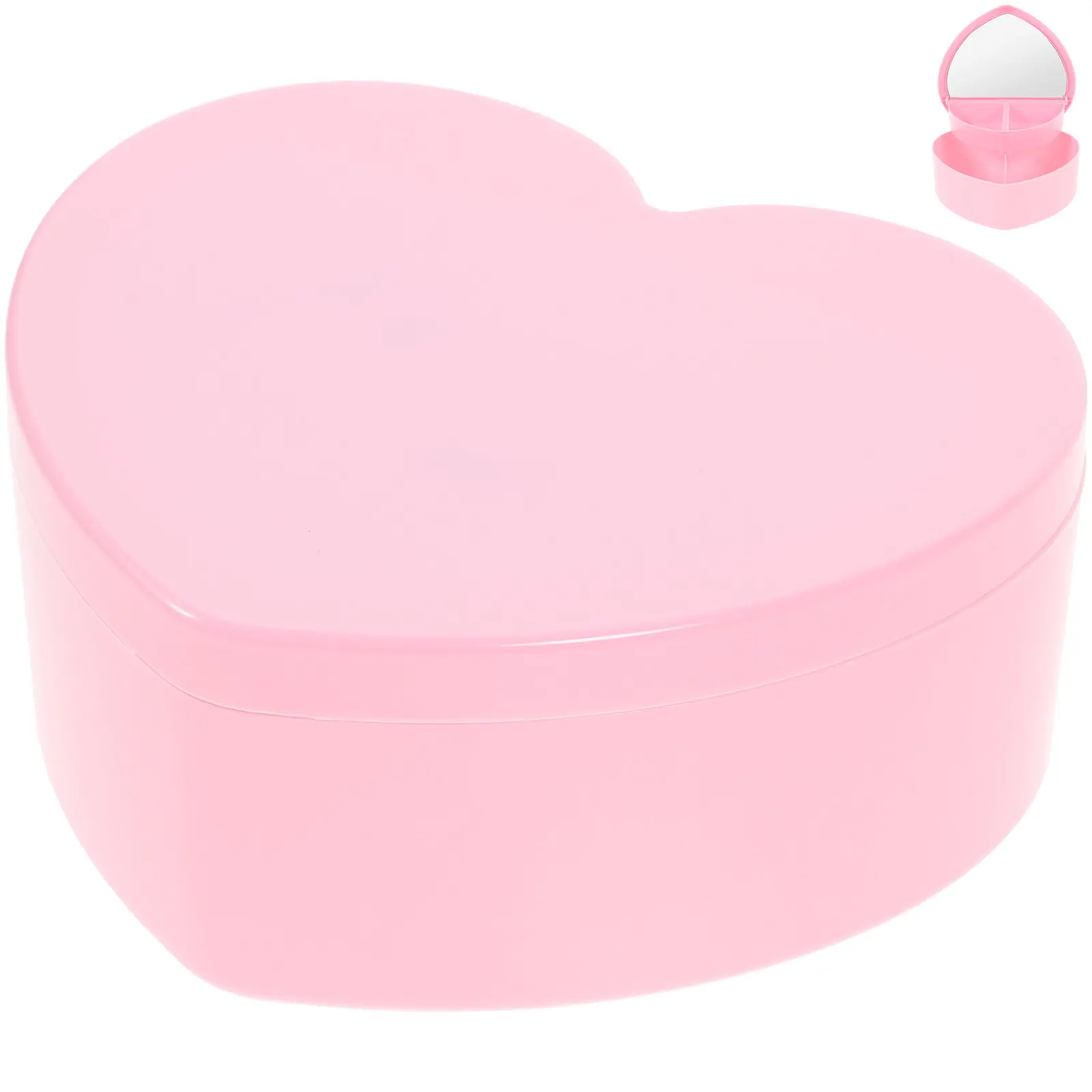 Jewelry Storage Box Pink Plastic Creative Organizer Compact Headdress Bracelet Holder Sundries Case DIY Storage Case