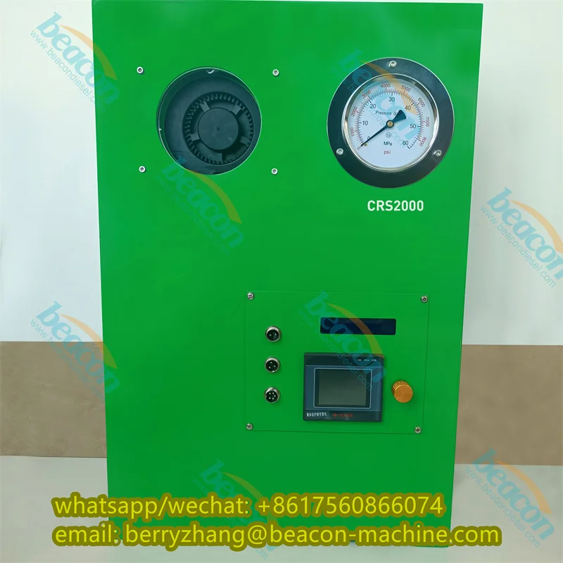 Crs2000 Common Rail Diesel Injector Tester Testing Equipment Injector Calibration Machine With Auto Fog Absorption Device