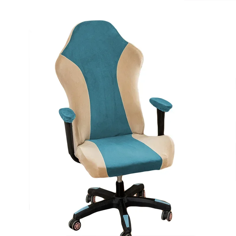 

Premium Soft Velvet Gaming Chair Cover Stretchy Protector for Rotating Office Chairs Universal Fit Computer & Reclining Chairs