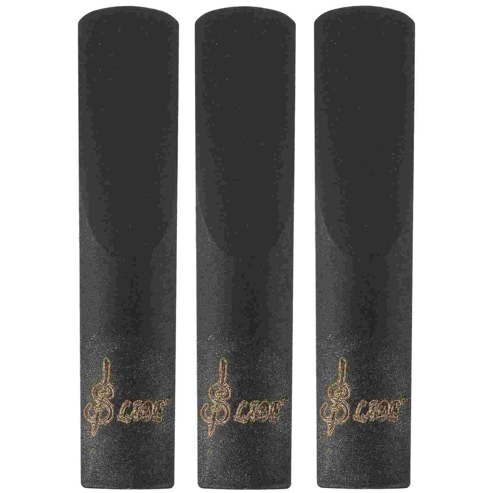 3 Pcs Reeds for Professional Clarinet Accessory Performance Parts Instruments Resin Supplies Component Practical