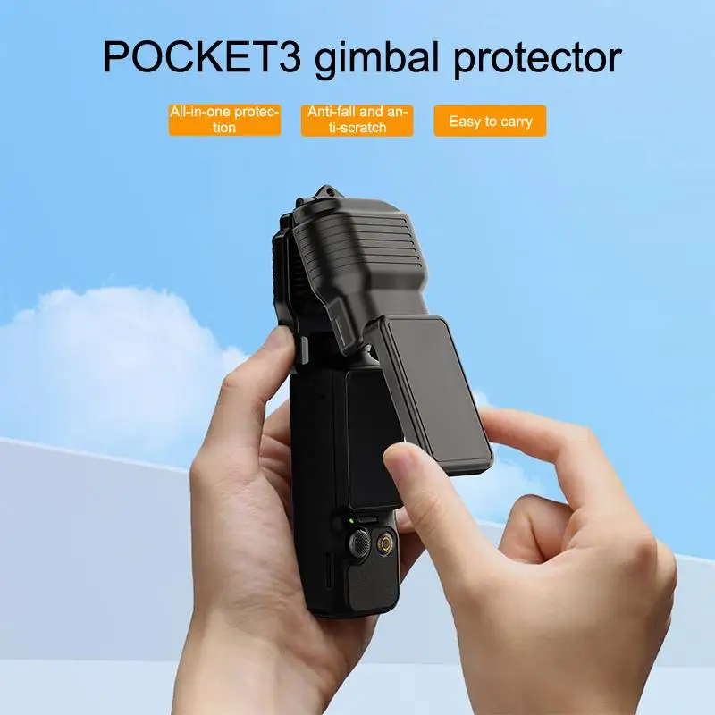 Portable Pocket 3 Gimbal Screen Protective Cover HD Clear Lens Cap Anti-Shock Protective Shell for Daily Camera Use Accessories