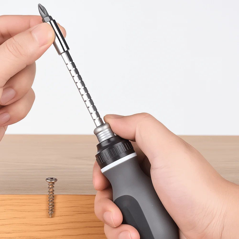 180 Degree Rotating Multi-Angle Screwdriver Adjustable Precision Tools Ratchet Screwdriver Set 8-in-1 Screwdriver Portable Tool